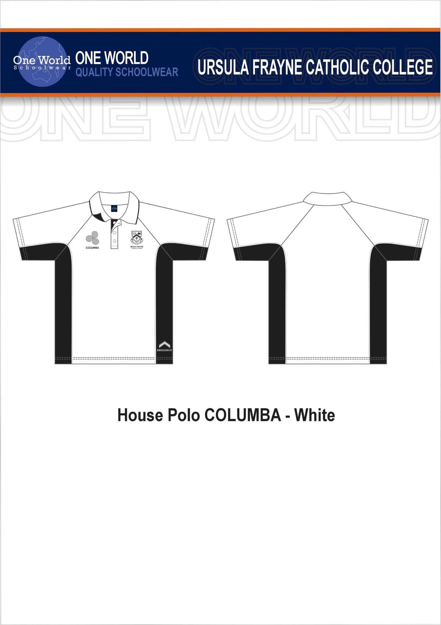 House Polo - White - COLUMBA
