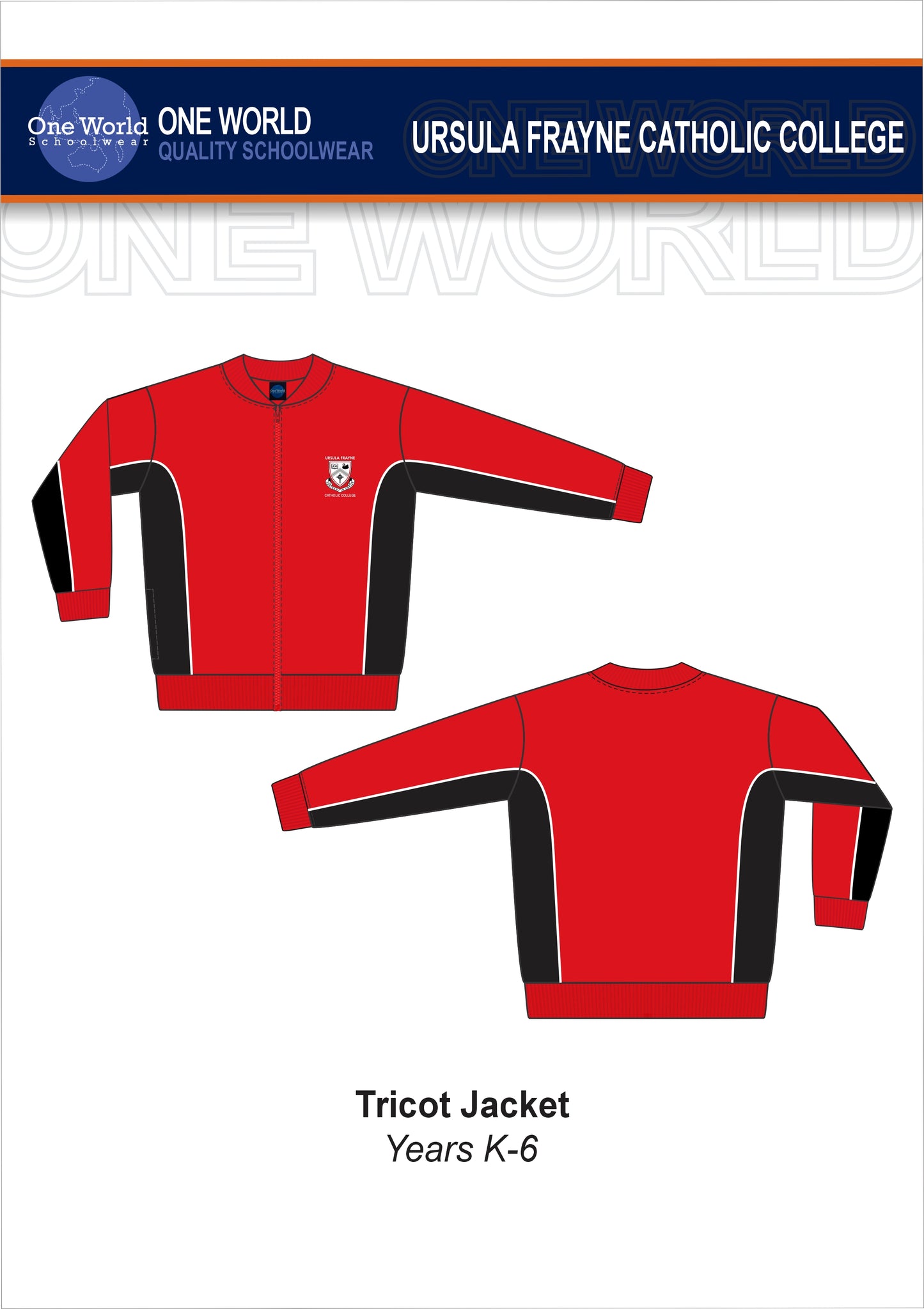 Fleece Track Jacket - Kindy to Year 6