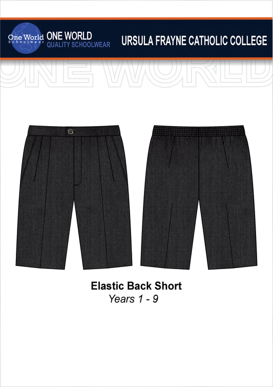Short - Primary  Yr 1 - 6   Elastic Back