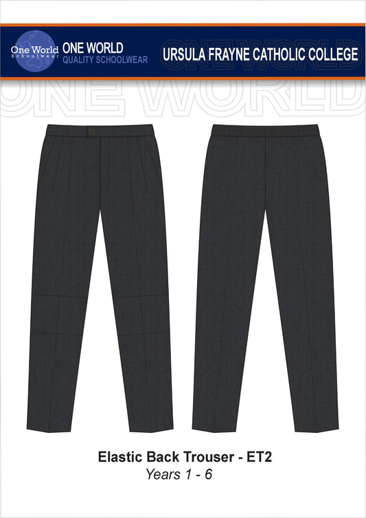 Trouser - Elastic Back