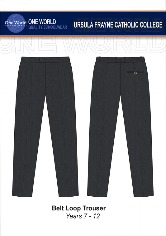 Trouser with Belt Loops